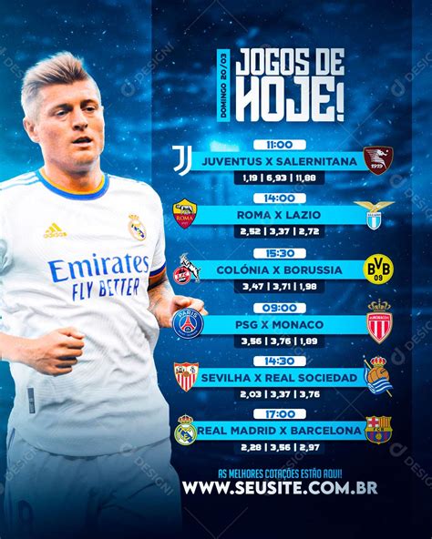 Agenda de Jogos de Hoje .